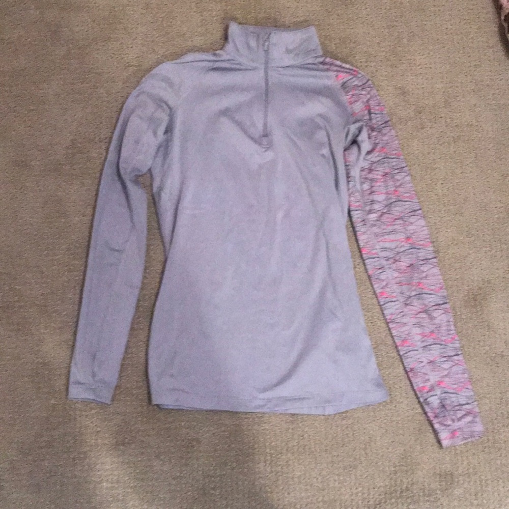 Nike Pro Combat Dri Fit Fitten Quarter zip Small